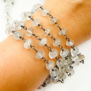 Imperial Topaz Oxidized Wire Chain